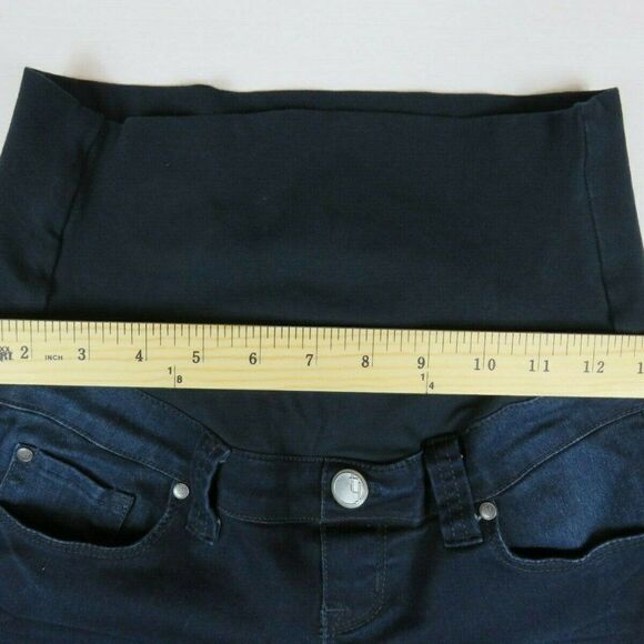 Thyme Maternity Jeans Stretch Cotton Blend Stretch Panel Pull-On Women's SIze XS - Picture 8 of 10